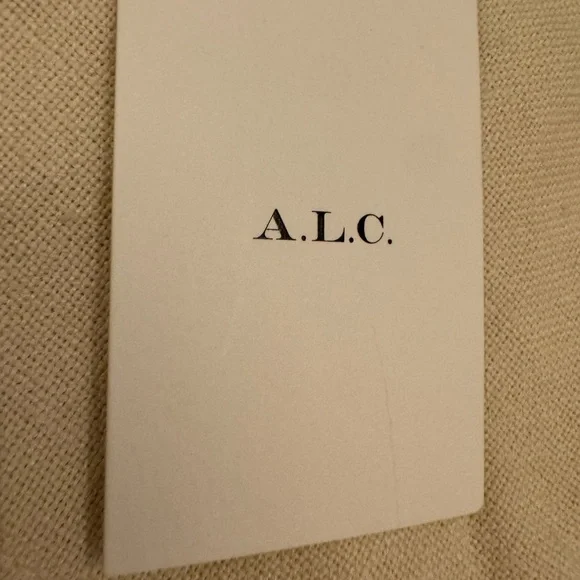 A.L.C. Lia Draped Midi Skirt Size 14 NWT Assymetric Cream Beige - Picture 4 of 7